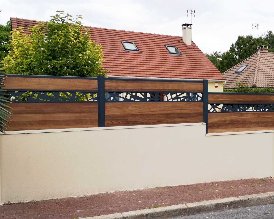 Pose de clôtures de jardin en Seine-et-Marne (77)